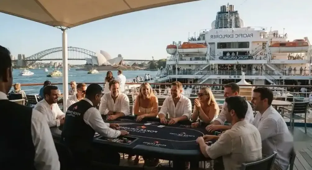 Leaderboard screen in the card room